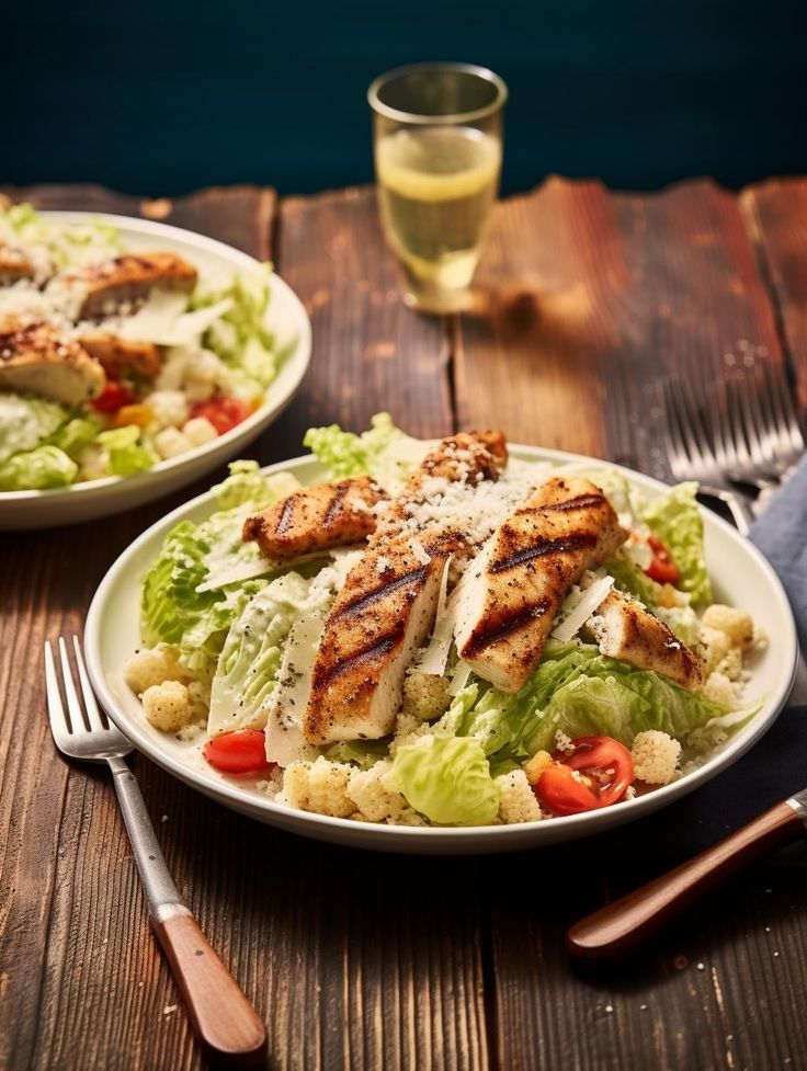 Grilled Chicken Caesar Salad