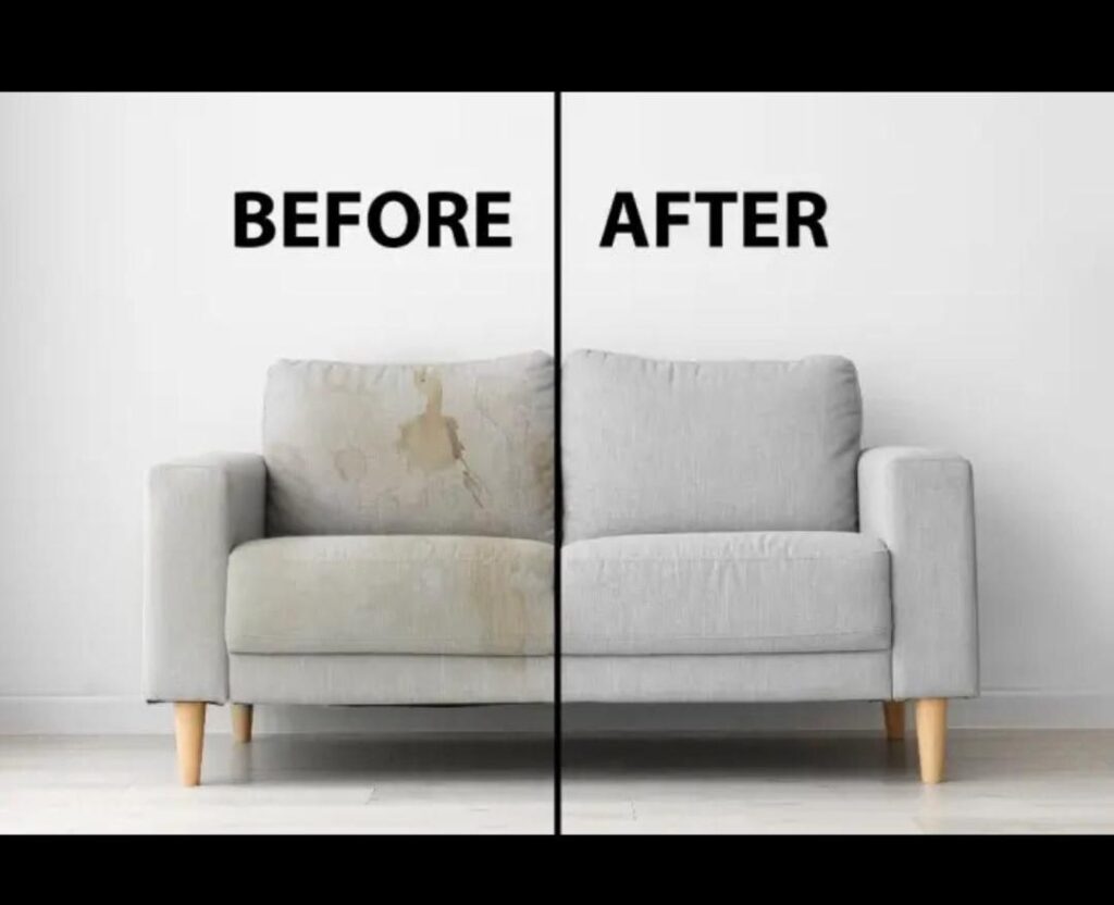 before and after cleaning